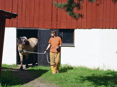 Laya with the horse "Turbo" Laya with the horse "Turbo"